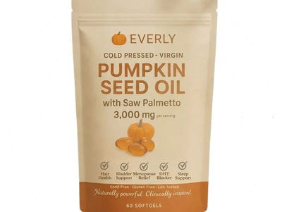 Everly Pumpkin Seed Oil Softgels.